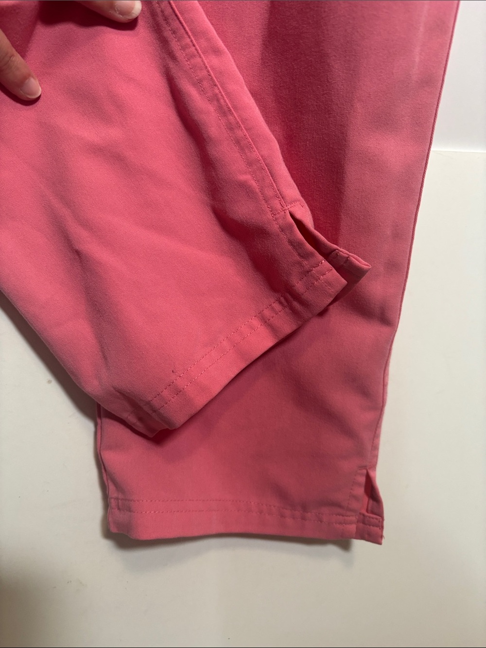 Pink Drawstring Cargo Scrub Pants - Picture 8 of 10